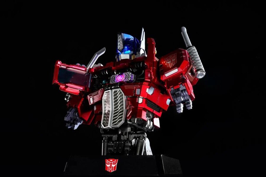 Image Of Unix Square Optimus Prime Bust Official Figure From Flame Toys  (4 of 19)